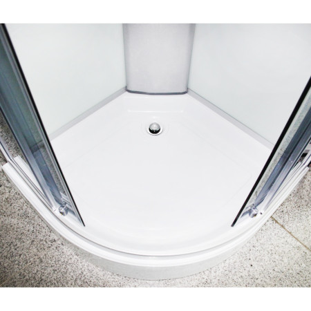 Masažinė dušo kabina R8602 80x80 pilka