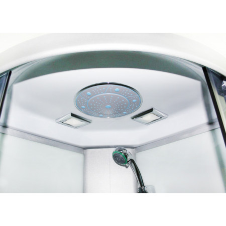 Masažinė dušo kabina R8602 80x80 pilka