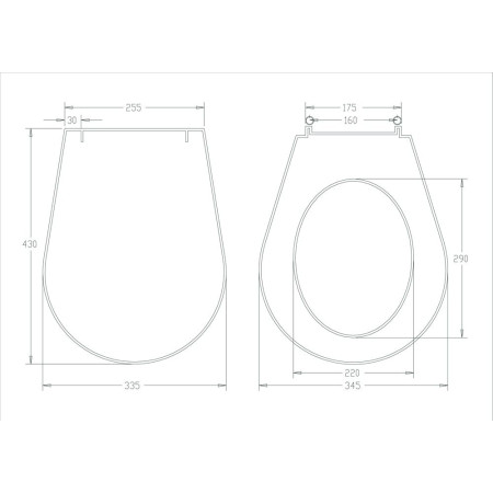 Klozeto dangtis MA-09AM