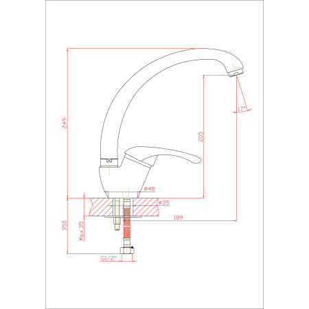 Virtuvinis maišytuvas B356-8