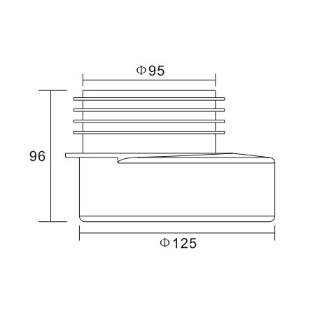 Pajungimas klozetui HE09