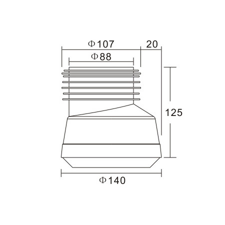 Pajungimas klozetui HE13