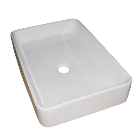 Keramikinis praustuvas 8253 be skylės maišytuvui