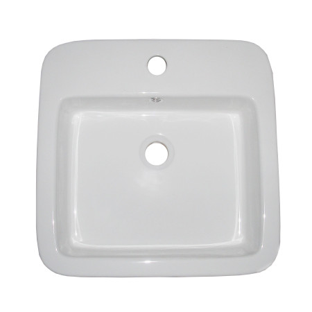 Keramikinis praustuvas 8247 su skyle maišytuvui