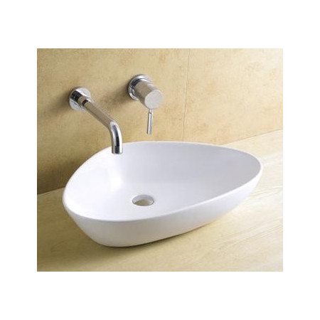 Keramikinis praustuvas 8233 be skylės maišytuvui