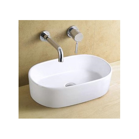 Keramikinis praustuvas 8183 be skylės maišytuvui