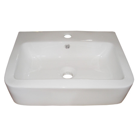 Keramikinis praustuvas 8169 su skyle maišytuvui