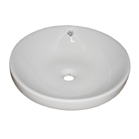 Keramikinis praustuvas be skylės maišytuvui