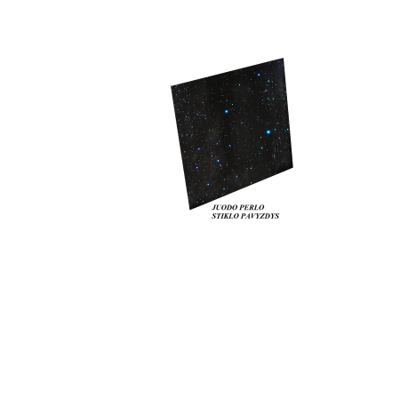 Dušo kabinos galinis stiklas 905x1595 mm, juodas perlas