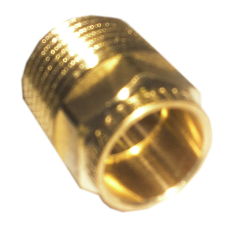 Žalvarinė jungtis 18x1/2 išorinė sr.