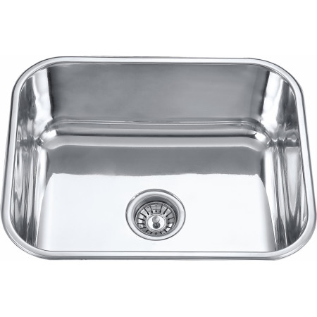 Nerūdijančio plieno plautuvė D5040T su sifonu