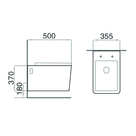 Klozetas pakabinamas 869WH