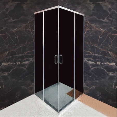 Dušo kabina A1142 90x90 pilka be pado