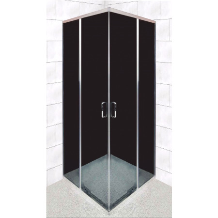 Dušo kabina A1142 90x100 pilka be pado