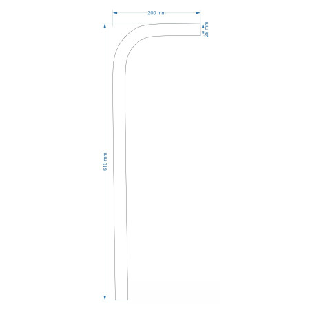 Chromuota sifono lazda D25 92382
