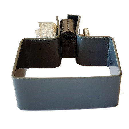 Apkaba metalinei tvorai užbaigimo su tvirtinimo varžtais pilka (Ral7016)