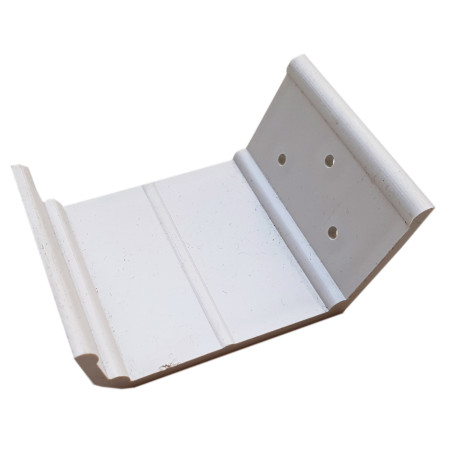 Plastikinis laikiklis dušo pado apdailai