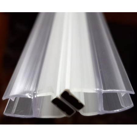 Juosta plast. dušo kab. durims 1.90m 5 mm stiklui (magnetukas) kompl.