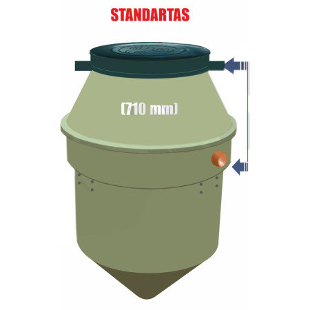 Įrenginys FEL-6 71 cm įgil. (6 žm.)