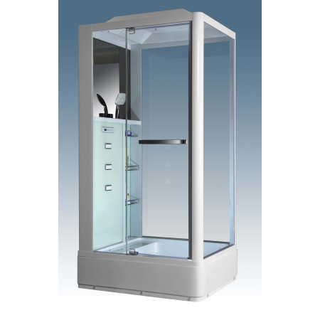 Masažinė dušo kabina SO124 kairė 80x100