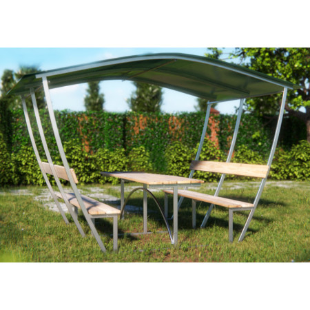 Pavėsinė Nevada 6m (uždengtas stogas)