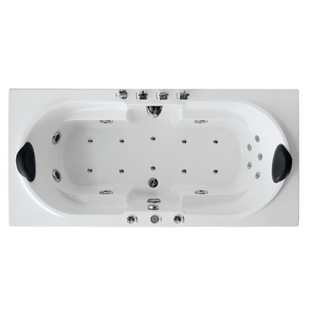 Masažinė vonia RAVEL EU-024-1B su vandens ir oro masažu, vandens šildytuvu