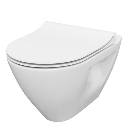 Klozetas pakabinamas Cersanit B292 WHB su lėtu dangčiu