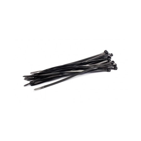 SĄVARŽOS PLASTM.JUODOS 2.5X200MM 100VNT.PROLINE