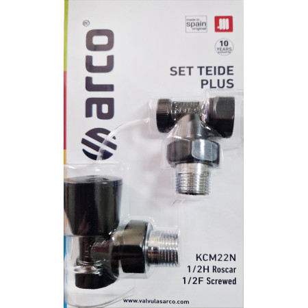 Ventilis vid./iš. juodas KCM22N ARCO (kompl.)