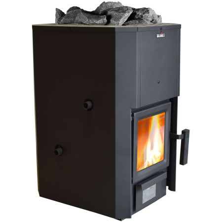 Krosnelė Skamet P-116BV GL kairinė su vandens kontūru, su stiklu