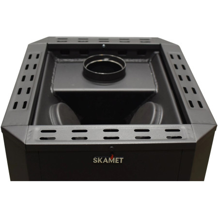 Krosnelė Skamet P-116BV GL kairinė su vandens kontūru, su stiklu