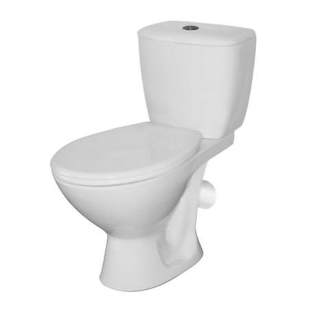 Klozetas Cersanit Compact 769 KORAL su dangčiu 45 laipsnių nuotaku