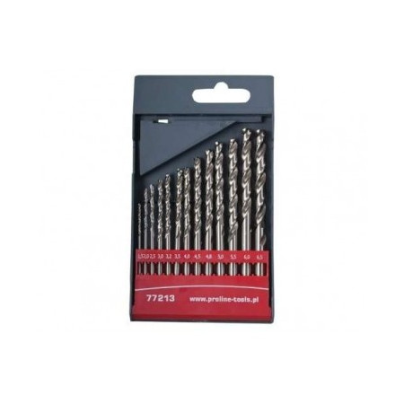 GRĄŽTAI METALUI 2.0-8.0MM 13VNT.HSS DIN338 ŠLIFUOTI PROLINE