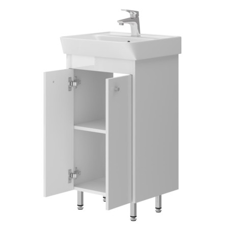 Vonios spintelė su praustuvu TN-50 balta