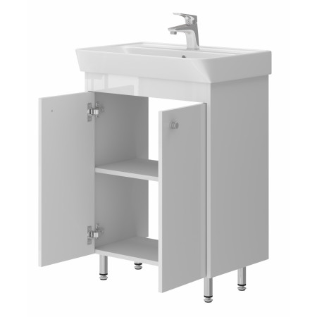 Vonios spintelė su praustuvu TN-60 balta