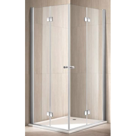 Dušo kabina AX1244 100x100 skaidri be pado