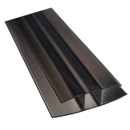 Profilis sujungiamasis 4mm 6m bronza-pilkas