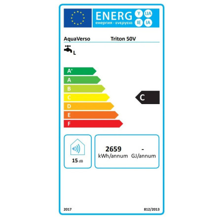 Vandens šildytuvas Thermex TRITON Aqua Verso 30L