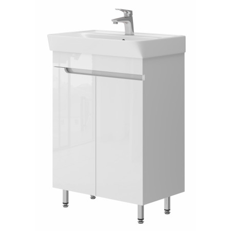 Vonios kambario spintelė su praustuvu OZON OZ-60 balta