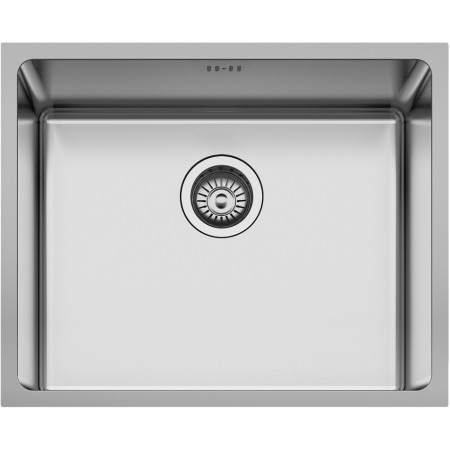 Nerūdijančio plieno plautuvė 795 matt su sifonu