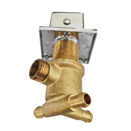 Perjungėjas vandens funkcijų SO dušo kab. su rank.  3-jų padėčių su antgaliais