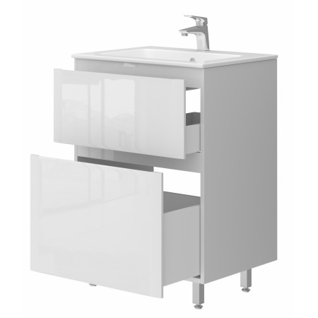 Vonios kambario spintelė su praustuvu Ester ES-70 balta