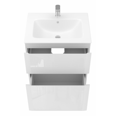 Vonios kambario spintelė su praustuvu Ester ES-70 balta