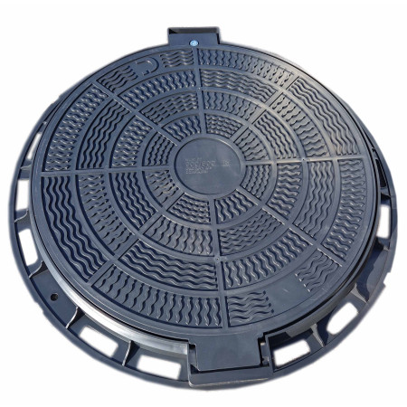 Liukas plastikinis šuliniui 800/600 juodas