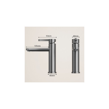 Maišytuvas praustuvui B-50 black