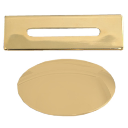 Detalė vonios sifono apdailos Gold