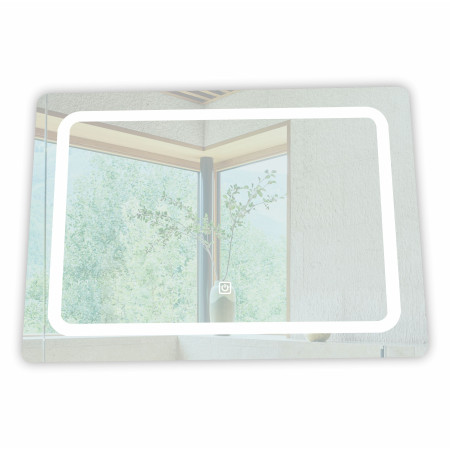 Veidrodis F908 LED išmanus su funkcija nuo rasojimo, laikrodžiu ir termometru