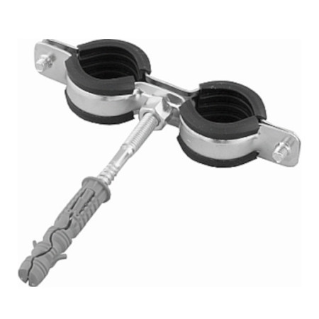 Laikiklis dvigubas su guma 1/2 0780.881