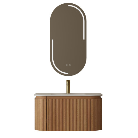 Vonios kambario spintelė su praustuvu FLORA 80 pakabinama