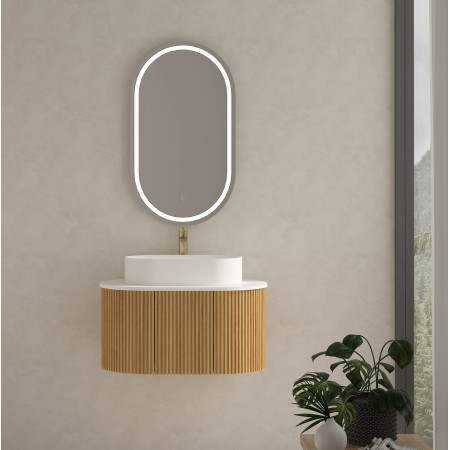 Vonios kambario spintelė su praustuvu LILY 75 pakabinama